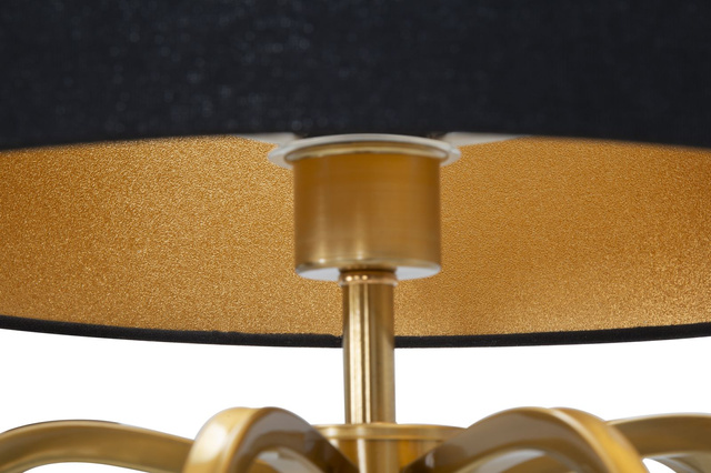 Veioza cu baza aurie, 38 cm