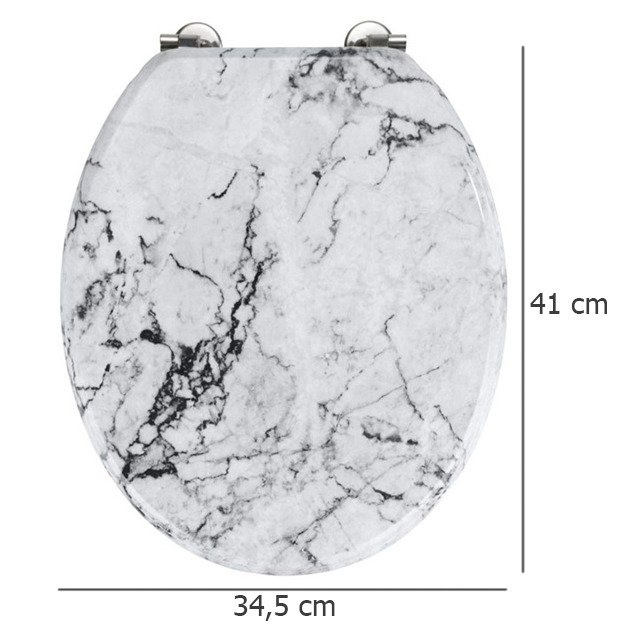 Onyx, MDF, capac de toaletă WENKO
