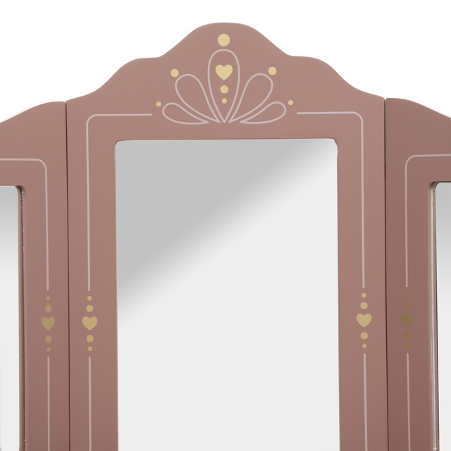 Masa de toaleta cu oglinda SISSI pentru fetite