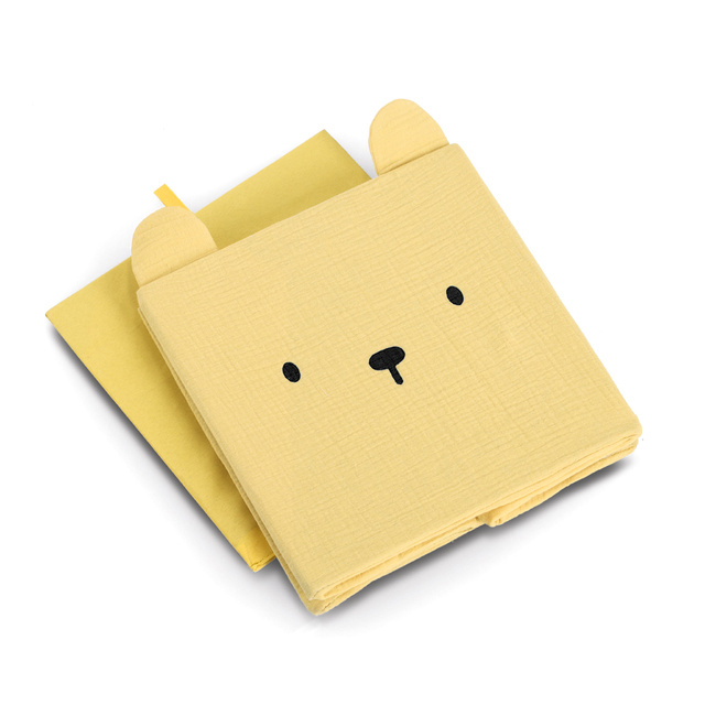 Cutie pentru jucării din muselină COZY KIDS cu urechi, 28 × 28 × 28 cm