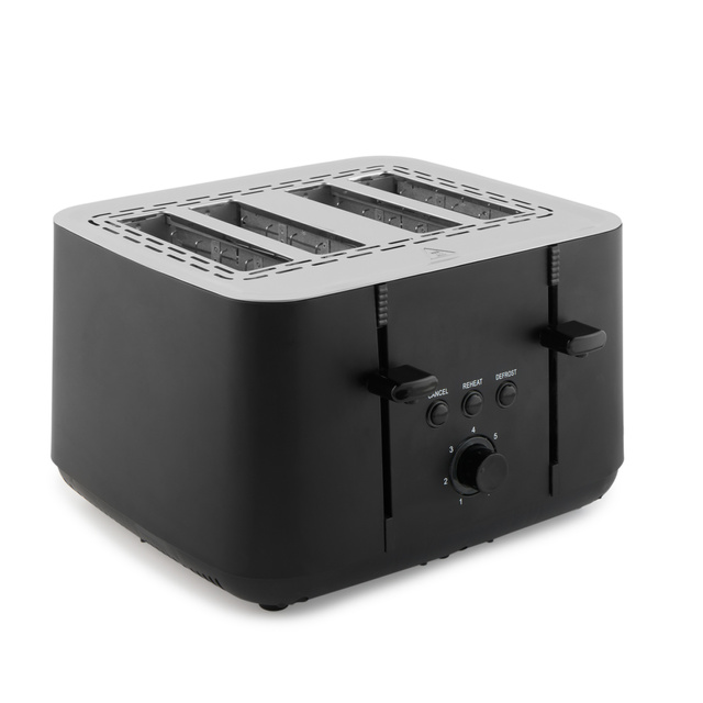 Prăjitor de pâine 1850 W PETRA, prăjire și decongelare