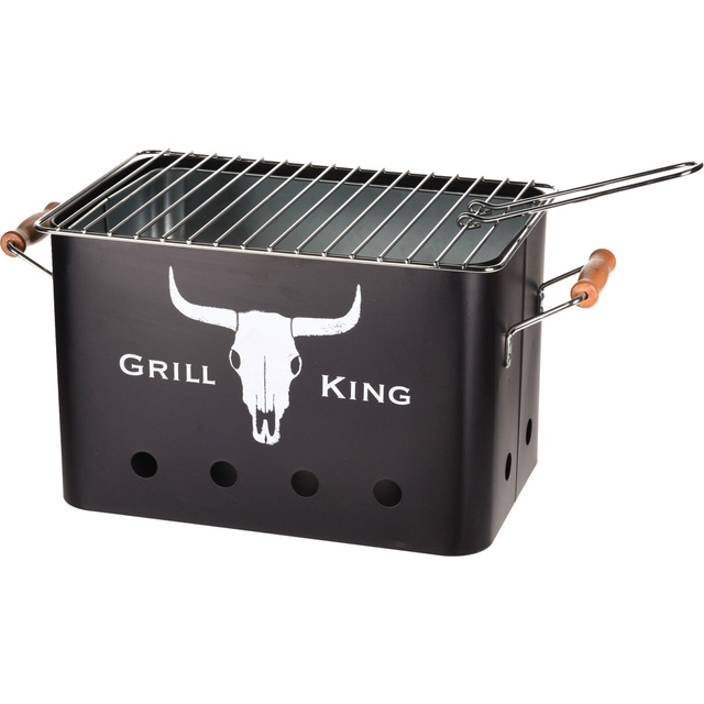 Gratar turistic portabil GRILL KING, 44 x 23 x 23 cm