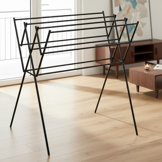 Uscător de rufe pliabil HARMEN, cu trei niveluri, 9 m