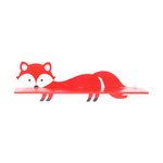 Raft de perete pentru camera copiilor, 59 x 11 x 19 cm