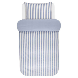 Lenjerie din satin de bumbac cu dungi, 140 x 220 cm, Marc O'Polo