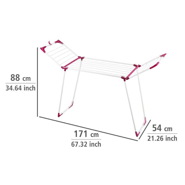 Uscător de rufe SUMMER - pliabil, independent, WENKO