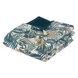 Traversa de pat TROPIC, motiv frunze, 80 x 180 cm