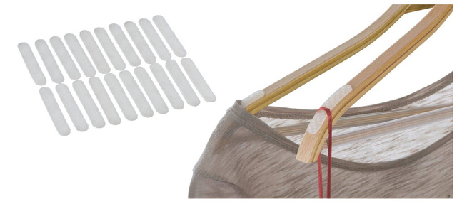 Bande antiderapante pentru umerașe - 20 de bucăți în set, WENKO