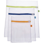 Saci pentru spălarea hainelor, 3 bucăți, transparent