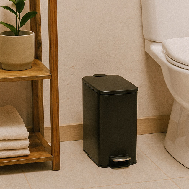 Coș îngust de baie BALVO, 5 l