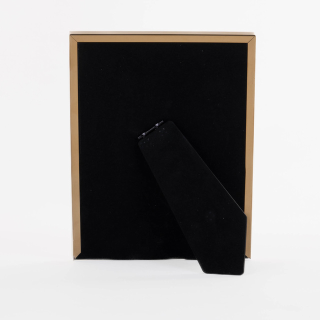 Ramă metalică pentru fotografie, passe-partout, 20,8 x 15,5 x 1 cm