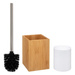 Perie WC BAMBOO cu suport, 30 cm