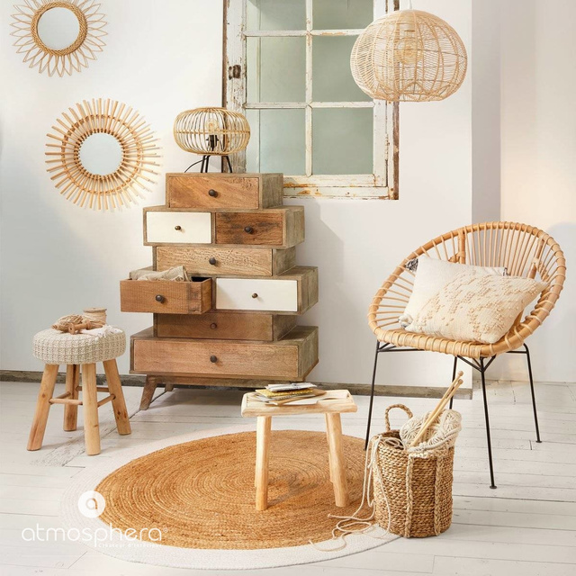 Oglinda decorativa Atmosphera Createur d'interieur, 58 cm, Maro