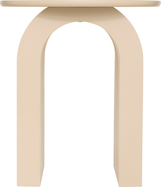 Masa de cafea rotundă STOA, Ø 45 cm, bej