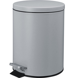 Coș de gunoi NONI, metalic, cu capac, 5 l