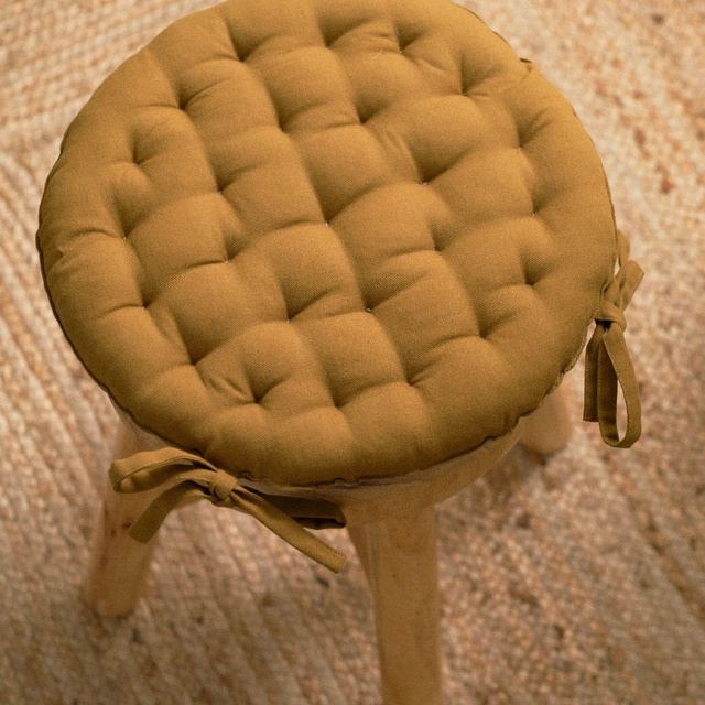 Perna pentru scaun, rotunda, Secession, din bumbac, 40 cm