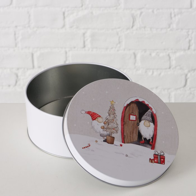 Set de trei cutii de depozitare FIETE, Ø 14-20 cm