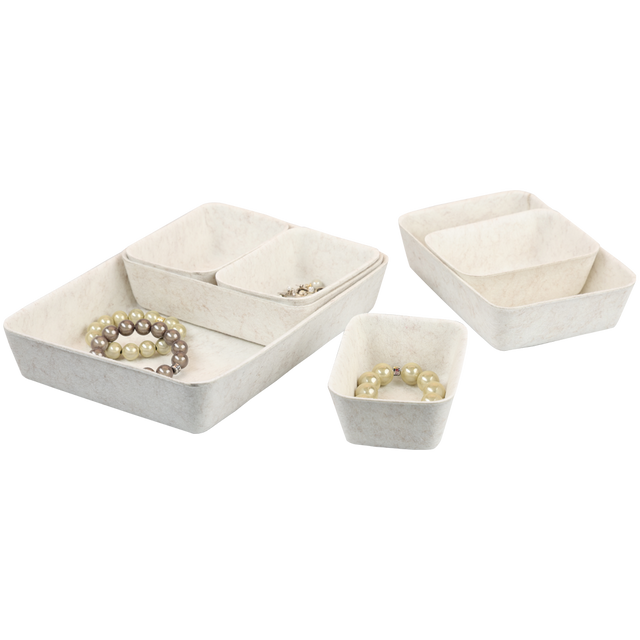 Set de organizatoare din fetru în dimensiuni diferite