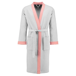 Rochie de baie pentru femei cu buzunare, din bumbac cu inserții roz, XL, Esprit