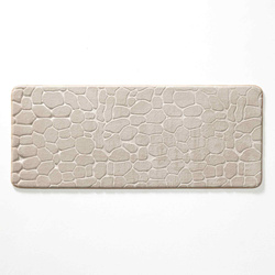 Covor de baie lung cu model in relief, 50 x 120 cm