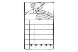 Organizatori textile carouri, 3 buc.