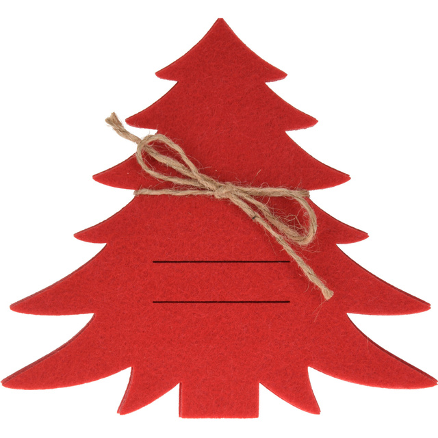 Suporturi pentru tacamuri Brazi de Craciun, 4 bucati