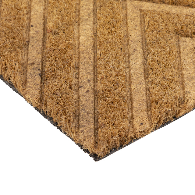 Covoras de usa din fibre de cocos Engraved, 35 x 58 cm