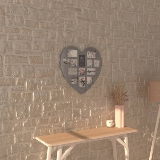 Rama foto din lemn HEART, multirama