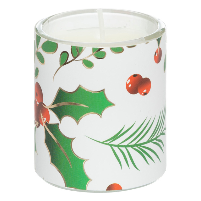 Set lumanari parfumate cu imprimeu Craciun, 3 bucati