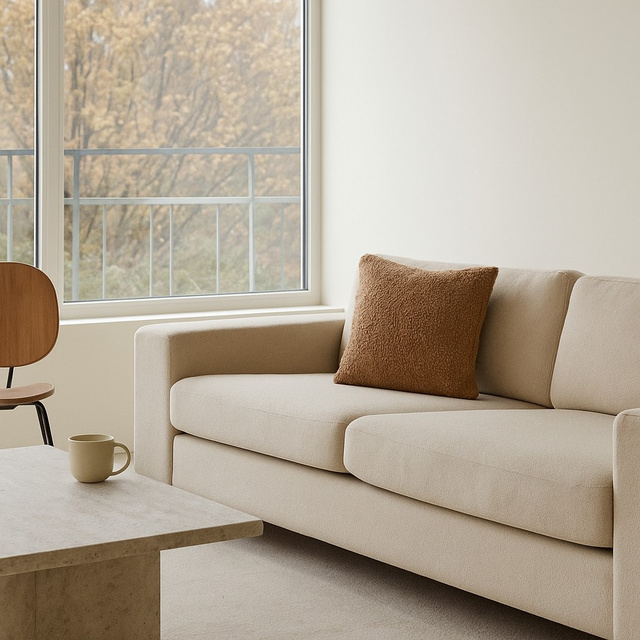 Perna decorativă TEDDY boucle, 45 x 45 cm