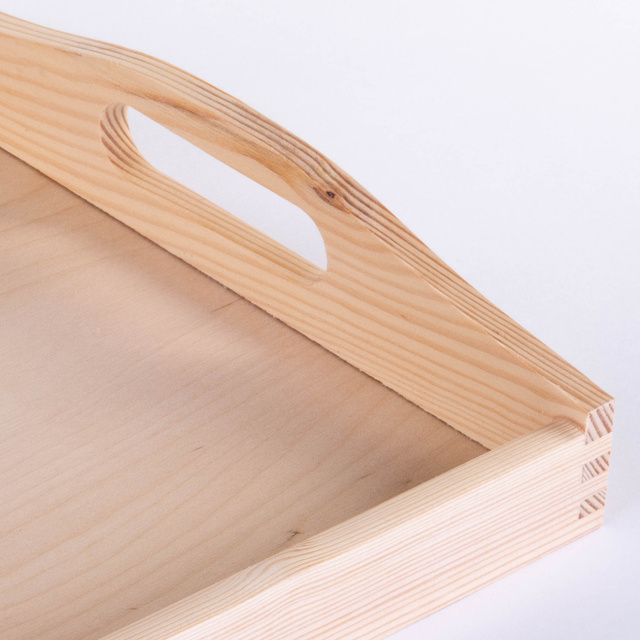 Tavă din lemn pentru servire, 40 x 30 cm