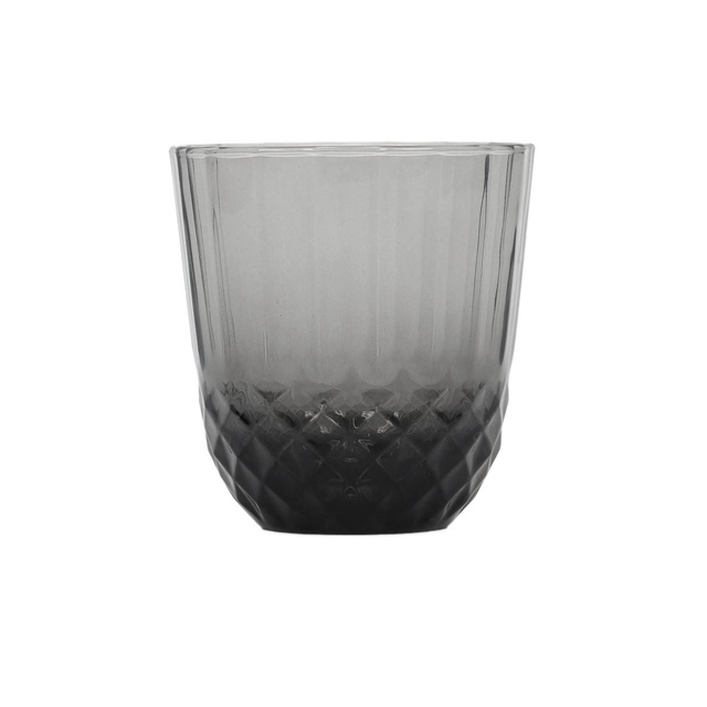 Pahar din sticlă gri, 345 ml