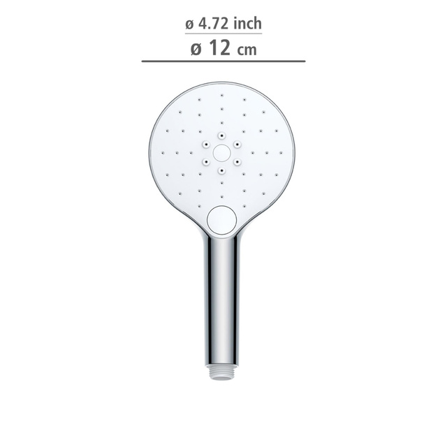 Cap de dus cu curatare automata, Ø 12 cm, alb, WENKO