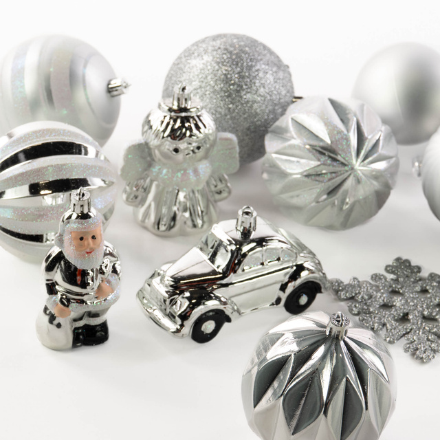 Set decoratiuni de Craciun, 20 bucati