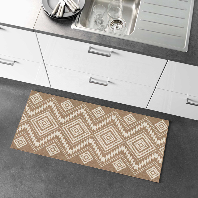 Covor de bucatarie LESY, model etnic