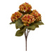 Buchet artificial FRIA 5 hortensii, înălțime 53 cm, portocalie