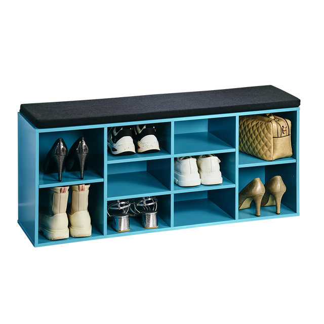 Dulap pentru 10 perechi de pantofi, cu sezut, 103,5 x 48 cm