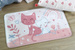 Covoraș pentru copii ZOELINE, roz, 45 x 75 cm