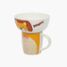Set cadou pentru copii: bol și cană din porțelan, 600 ml + 360 ml