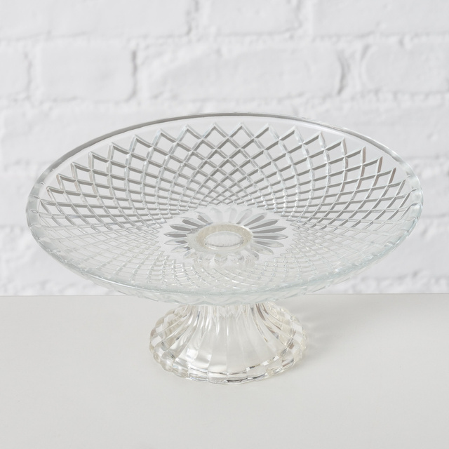 Suport de tort din sticla RUKA, Ø 20 cm