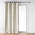 Perdea cu inele, imitație de in, VERRA, 140 x 260 cm