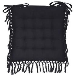 Perna pentru scaun, cu franjuri, 40 x 40 cm