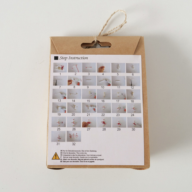 Set DIY pentru crearea de decorațiuni, 3 figurine.