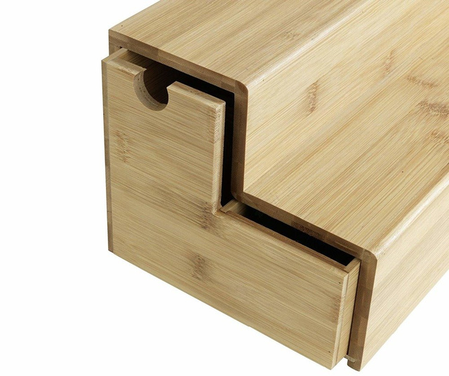 Organizator din bambus pentru cafea și ceai, 33x17,5x15 cm, WENKO