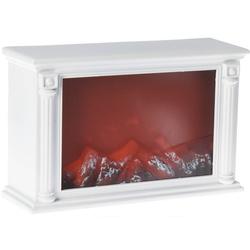 Semineu alimentat cu baterii, LED, 33 x 21 cm