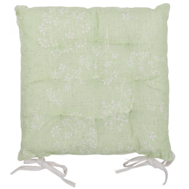 Perna de scaun cu model de plante, 40 x 40 cm