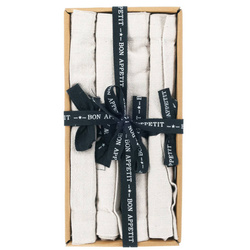 Set de suporturi pentru farfurii din bumbac, 4 bucati, 48 x 33 cm