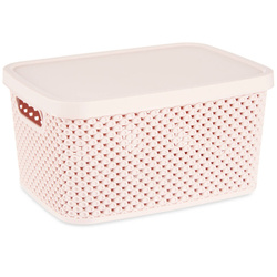 Cos din plastic cu capac, organizator, 3,5 l