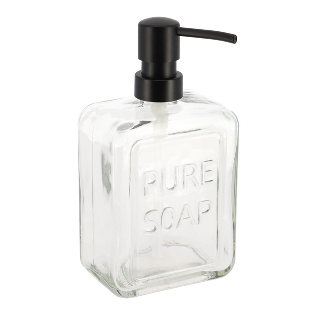 Dispenser de săpun din sticlă PURE SOAP, 550 ml