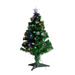 Brad artificial cu iluminare si stea, 90 cm